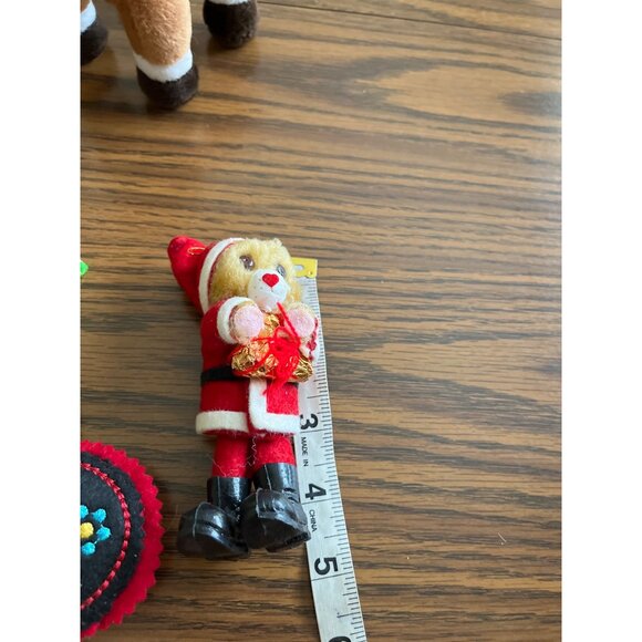 Vintage Christmas plush and tree ornaments - Picture 7 of 8